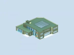 immeuble de bureaux d'urbanisme design de mode - 428 Modèle 3D