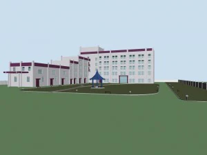 Городское планирование, офисное здание, дизайн одежды - 431 3D Модель