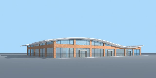 city planning office building fashion design - 432 3D Model .c4d .max .obj .3ds .fbx .stl .blend 