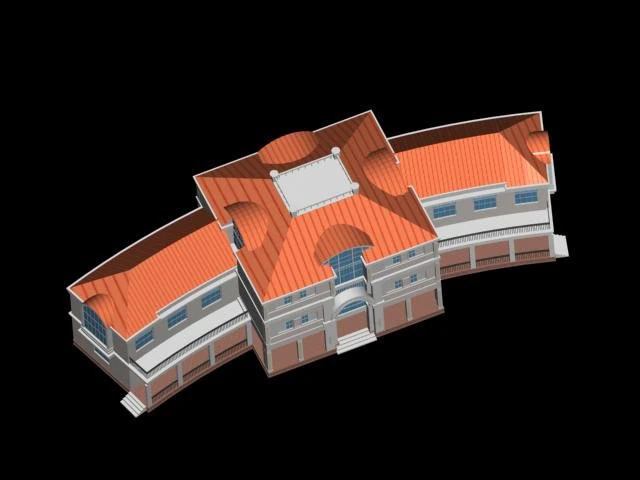 city planning office building fashion design - 434 3D Model .c4d .max .obj .3ds .fbx .stl .blend 