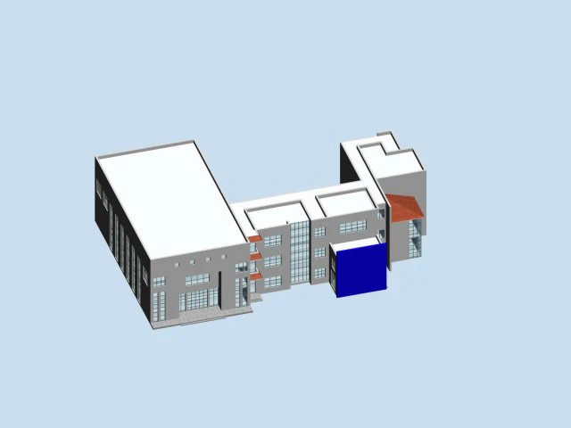 city planning office building fashion design - 440 3D Model .c4d .max .obj .3ds .fbx .stl .blend 