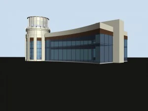 city planning office building fashion design - 447 3D Model