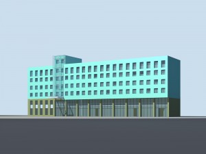 city planning office building fashion design - 450 3D 모델