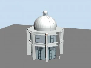 city planning office building fashion design - 469 3D Model