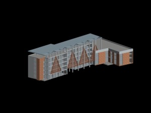 city planning office building fashion design - 472 3D Model