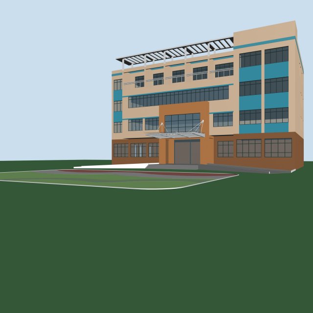 city planning office building fashion design - 473 3D 모델 .c4d .max .obj .3ds .fbx .stl .blend 