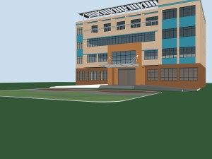 city planning office building fashion design - 473 3D Model