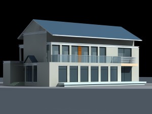 city planning office building fashion design - 475 3D Model