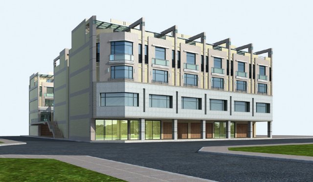 city planning office building fashion design - 478 3D Model .c4d .max .obj .3ds .fbx .stl .blend 