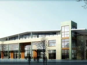 city planning office building fashion design - 487 3D Model