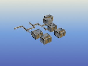 city planning office building fashion design - 495 Modèle 3D