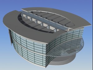 city planning office building fashion design - 498 Modèle 3D
