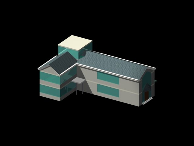 city planning office building fashion design - 501 3D Model .c4d .max .obj .3ds .fbx .stl .blend 
