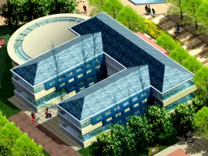 design de moda de pr&eacute;dio de escrit&oacute;rios de planejamento urbano - 503 Modelo 3D