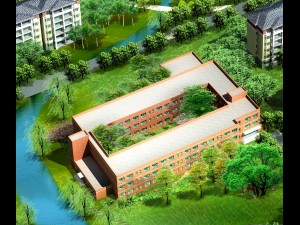 city planning office building fashion design - 513 3D Model