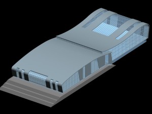 city planning office building fashion design - 526 3D Model