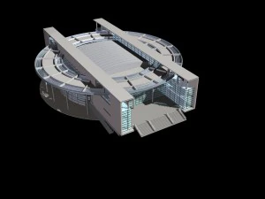 city planning office building fashion design - 529 3D Model