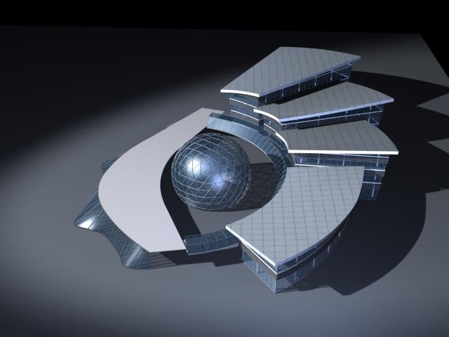 city planning office building fashion design - 530 Modello 3D .c4d .max .obj .3ds .fbx .stl .blend 