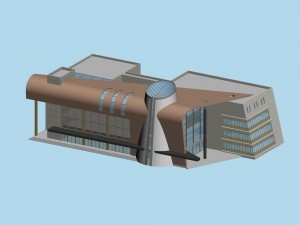 city planning office building fashion design - 534 3D Model