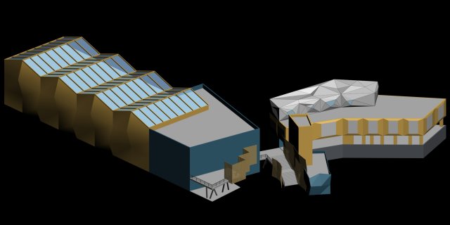 city planning office building fashion design - 537 Modelo 3D .c4d .max .obj .3ds .fbx .stl .blend