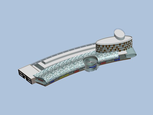 city planning office building fashion design - 540 3D Model .c4d .max .obj .3ds .fbx .stl .blend 