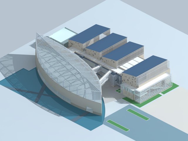 city planning office building fashion design - 543 Modèle 3D .c4d .max .obj .3ds .fbx .stl .blend 