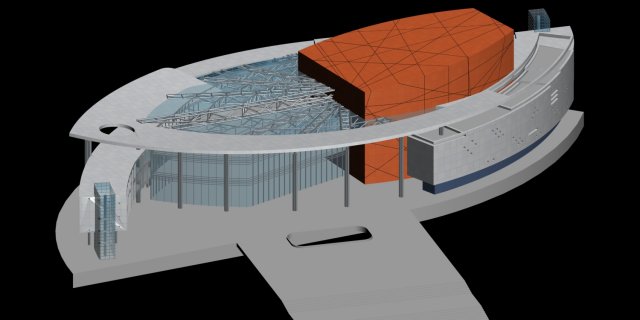 city planning office building fashion design - 544 Modelo 3D .c4d .max .obj .3ds .fbx .stl .blend 