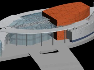 city planning office building fashion design - 544 3D Model