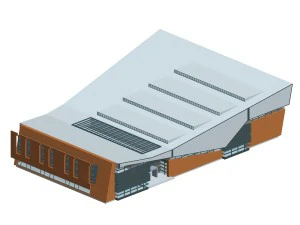 stadsplanning kantoorgebouw modeontwerp - 548 3D Model