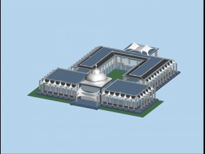city planning office building fashion design - 553 3Dモデル