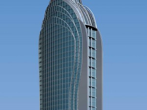 city planning office building fashion design - 556 3D Model