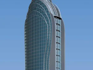 şehir planlama ofis binası moda tasarımı - 556 3D Model