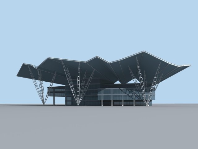 city planning office building fashion design - 560 Modello 3D .c4d .max .obj .3ds .fbx .stl .blend 