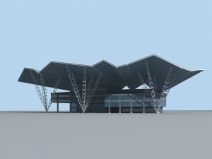 city planning office building fashion design - 560 Modèle 3D