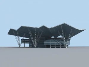 projektowanie mody biurowca urbanistyki - 560 Model 3D