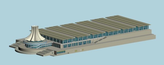 city planning office building fashion design - 562 3D Модель .c4d .max .obj .3ds .fbx .stl .blend 