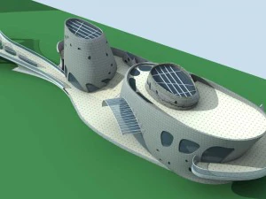 都市計画オフィスビルファッションデザイン - 566 3Dモデル