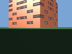 city planning office building fashion design - 568 3D Model