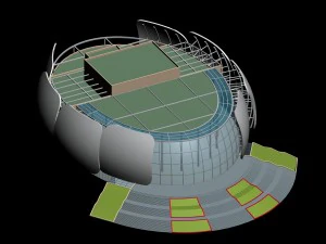 city planning office building fashion design - 569 3D Model