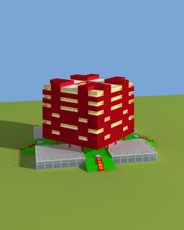 city planning office building fashion design - 570 3D मॉडल .c4d .max .obj .3ds .fbx .stl .blend 