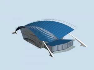 city planning office building fashion design - 572 3D Model