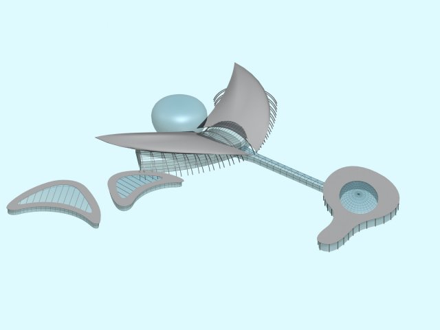 city planning office building fashion design - 576 Modelo 3D .c4d .max .obj .3ds .fbx .stl .blend 