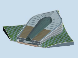 城市规划办公楼时尚设计 - 577 3D 模型