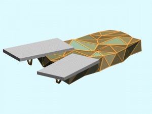 city planning office building fashion design - 579 3D Model