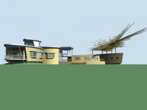 city planning office building fashion design - 580 3D Model