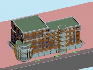 city planning office building fashion design - 588 3Dモデル