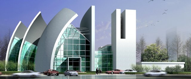 city planning office building fashion design - 589 3D-Modell .c4d .max .obj .3ds .fbx .stl .blend 