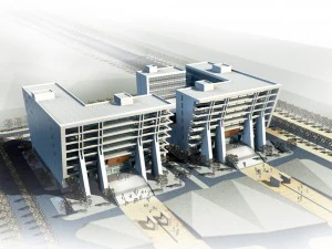 design della moda per l'edificio per uffici di pianificazione urbanistica - 591 Modello 3D