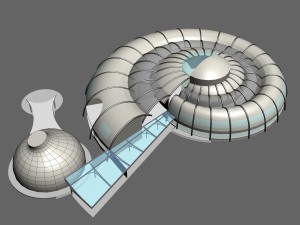 city planning office building fashion design - 593 3D Модель