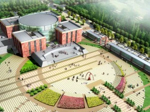 city planning office building fashion design - 597 3D Model